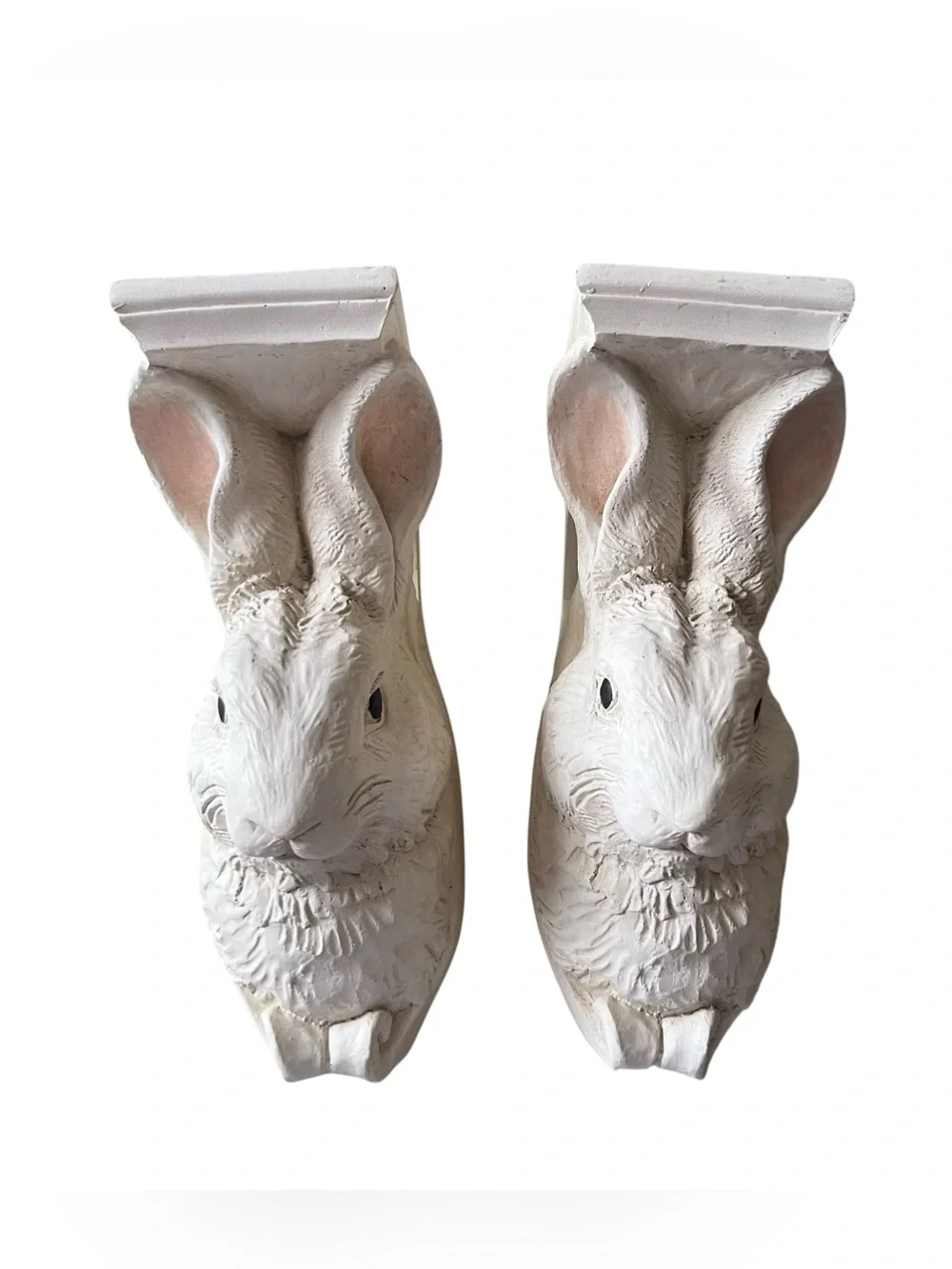 Vintage 1995 Telle M. Stein Bunny Drapery Brackets